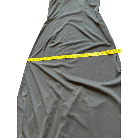 Dave and Johnny Black Sparkle Gown - Size 13/14 - Picture 8 of 16